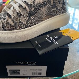 Valentino Snakeskin Sneakers